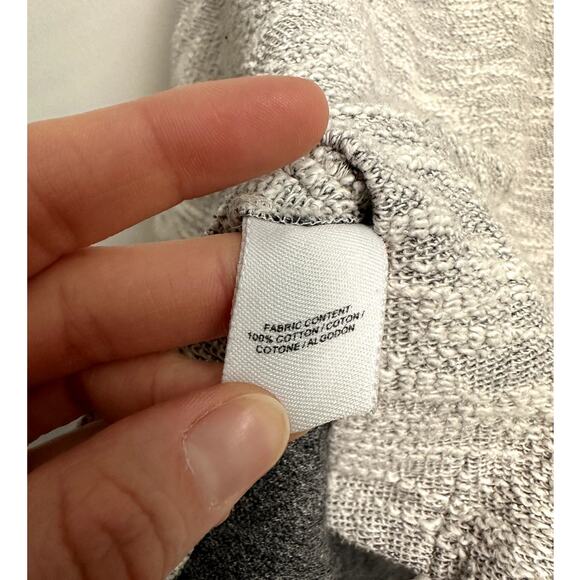 Derek Lam 10 Crosby Gray Textured Cropped Shirt Size Small - Picture 4 of 8